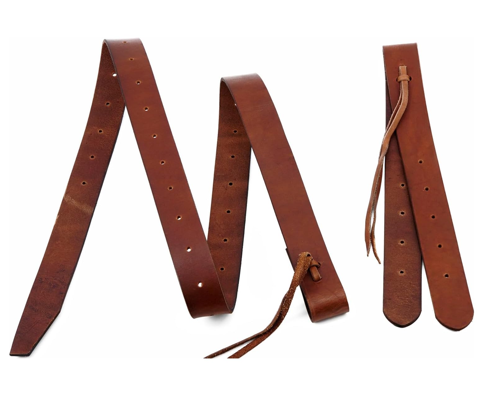 Ciężkie szelki olejowe, skórzane, latigo, 4,4 cm x 160 cm, zestaw pasków do siodła Western Horse Brown