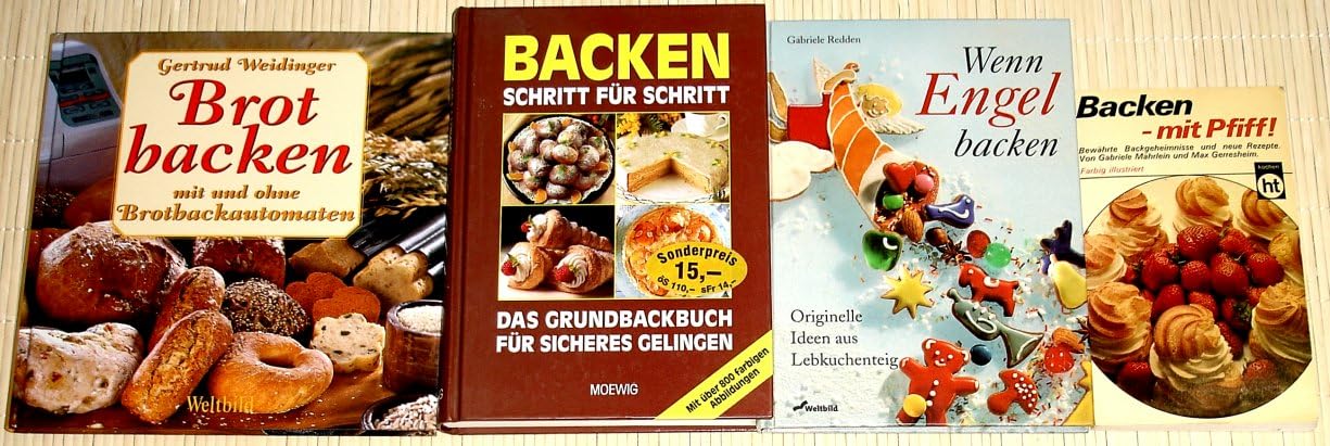 16x BACKEN, Backbuch-Sammlung: Kuchen, Torten, Plätzchen, Kekse, Brot, Brötchen, Dr. Oetker