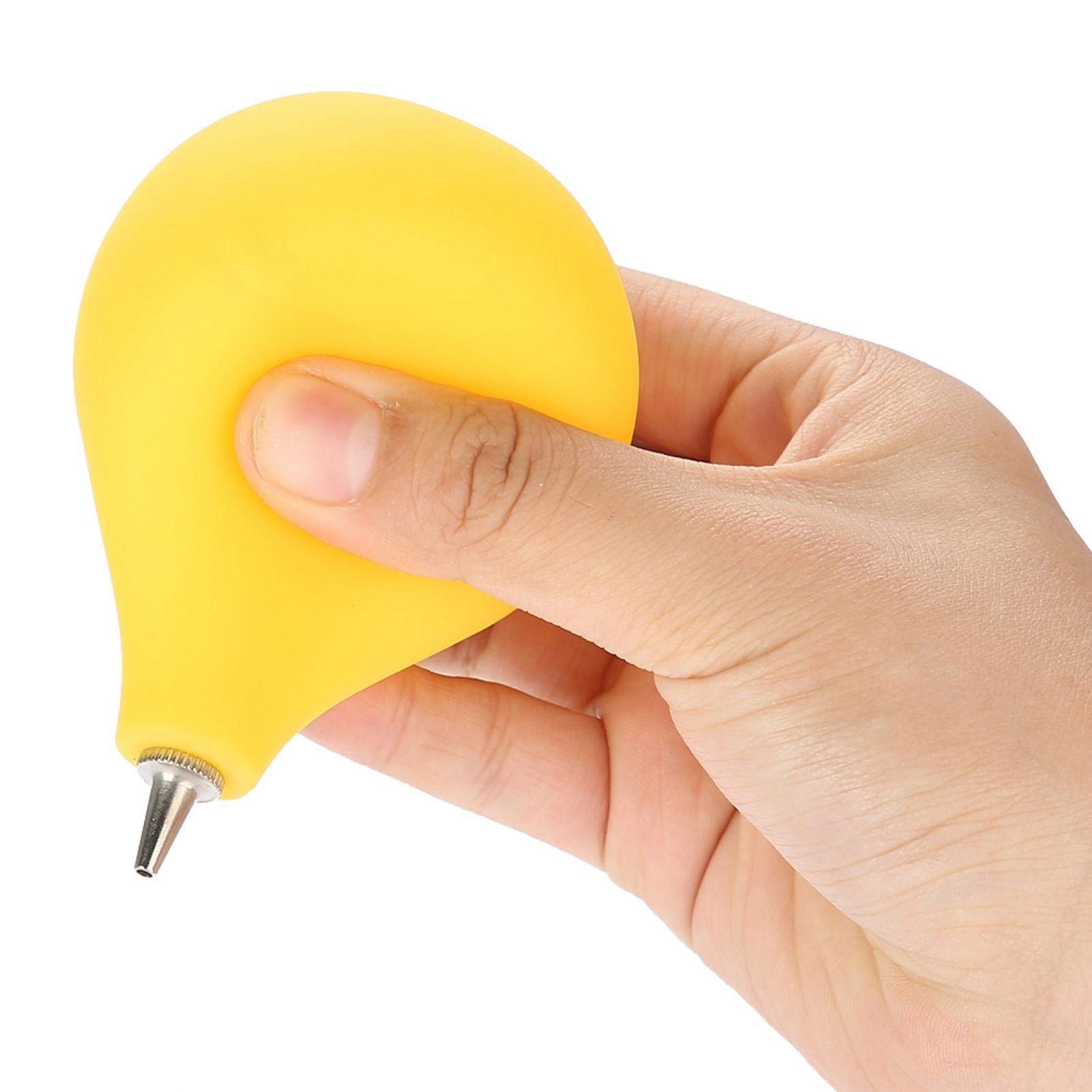 May Gifts Rubber Dust Air Blower, Pump Cleaner Tool for Digital Camera Lens Filter Watch Cleaning(Yellow) - Image 3