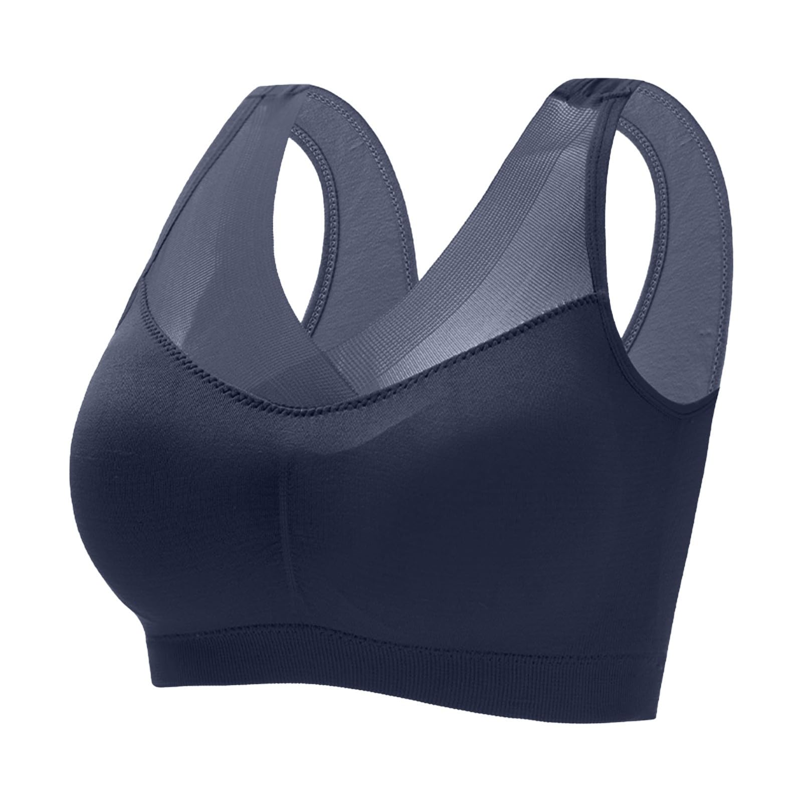 Sports Bras for Women High Support Wireless Bra Push Up Ladies Bras Plus Size Brassiere Running Bralettes Leisure Lingerie Support Underwear Non Wired Activewear Running Bralette Regular Lingerie