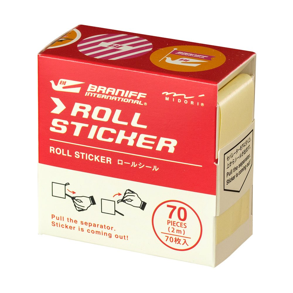 Amazon | ブラニフ ロールシール 82192006 丸 | シール・ステッカー