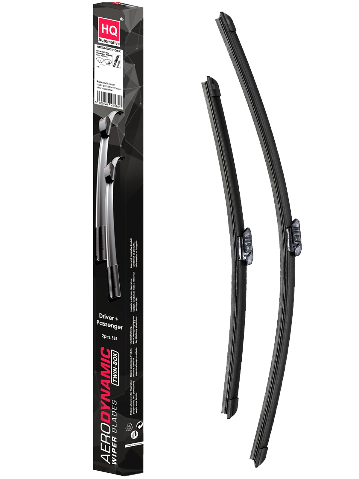 HQ AUTOMOTIVE Wiper Blades for RENAULT Kaptur Hatchback (2016 and later)