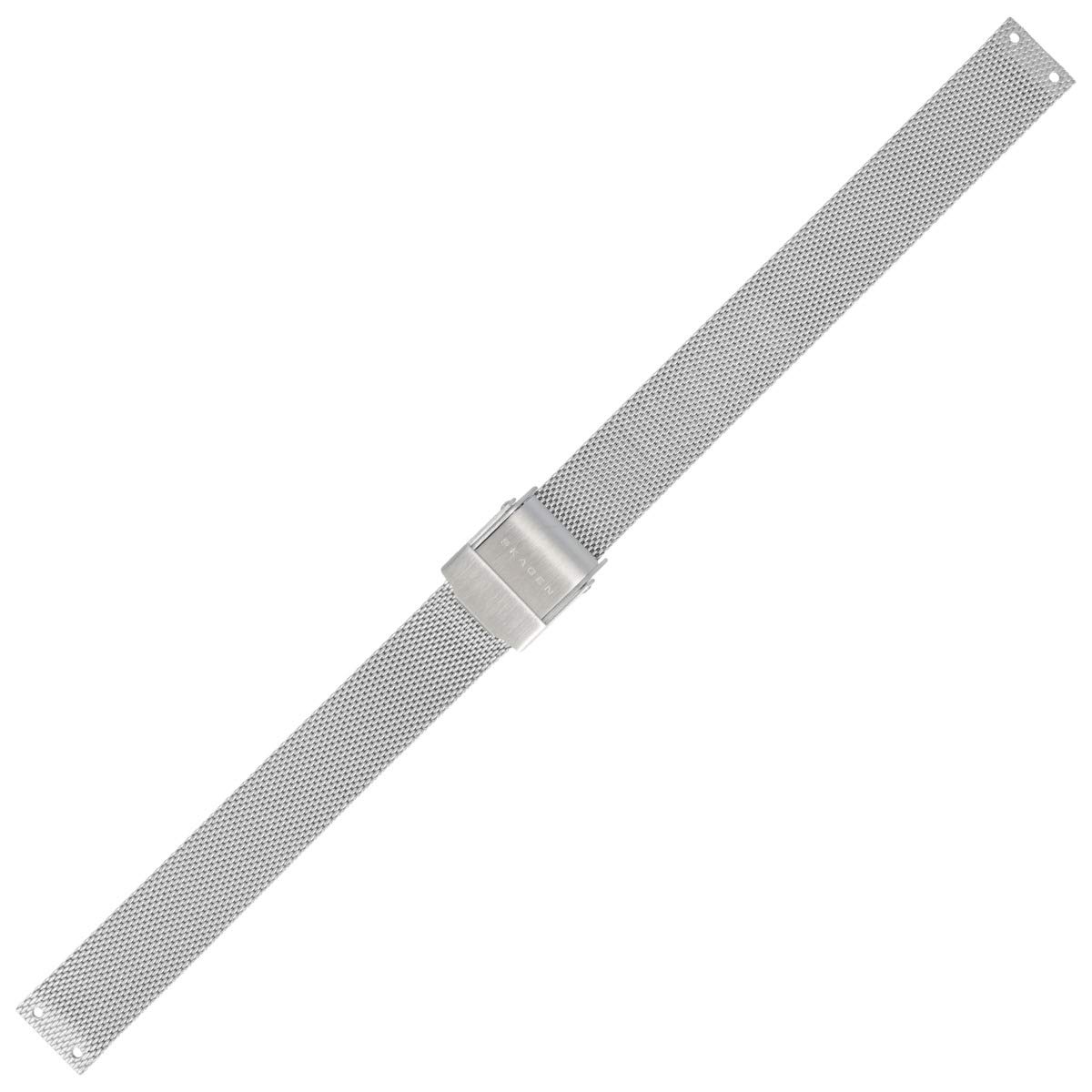 Skagen Uhrenarmband 12mm Edelstahl Silber - 456SSS