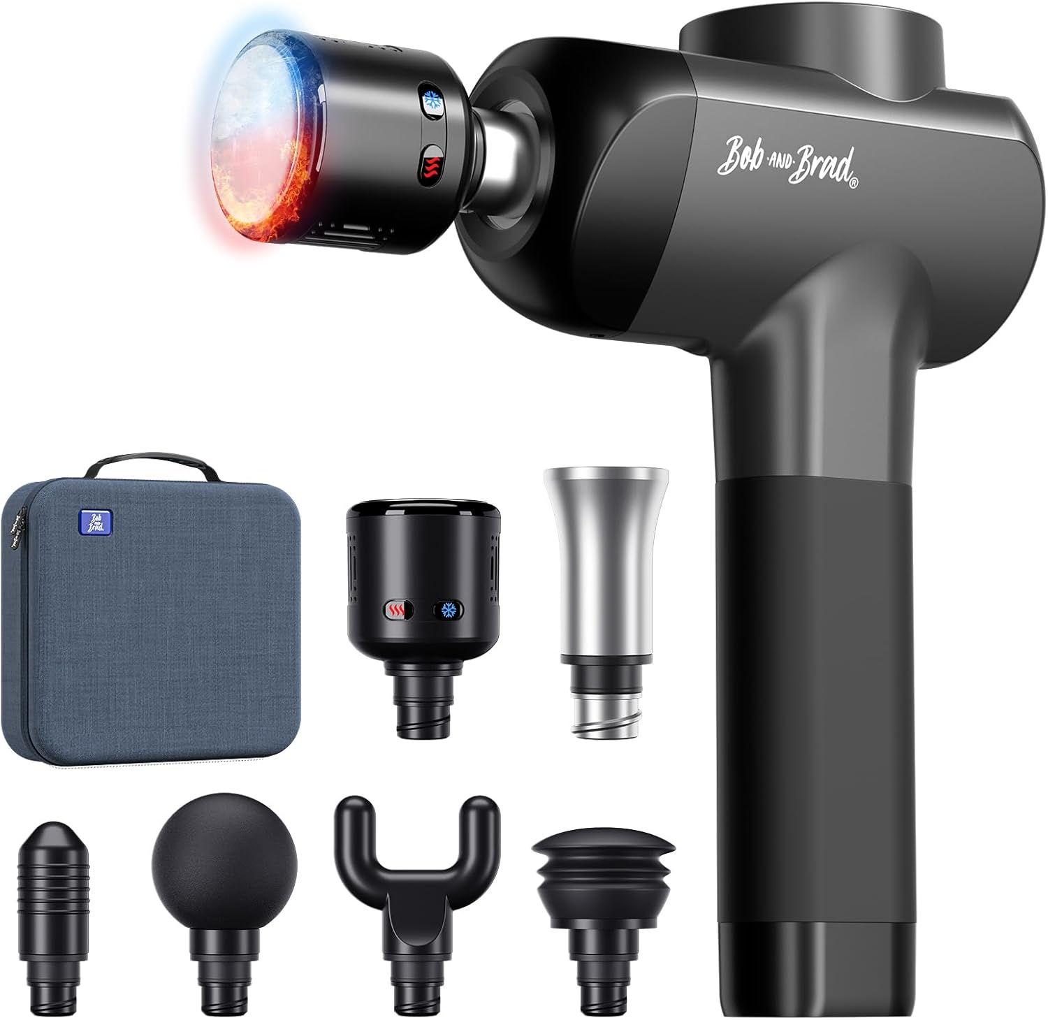 BOB AND BRAD X6 Pro Max Massage Gun with Heat and Cold, Powerful Massager Gun for Athletes, Portable Hand Held Electric Massager, Christmas Gifts for Men Women BOB AND BRAD X6 Pro Max Massage Gun with Heat and Cold, Powerful Massager Gun for Athletes, Portable Hand Held Electric Massager, Christmas Gifts for Men Women