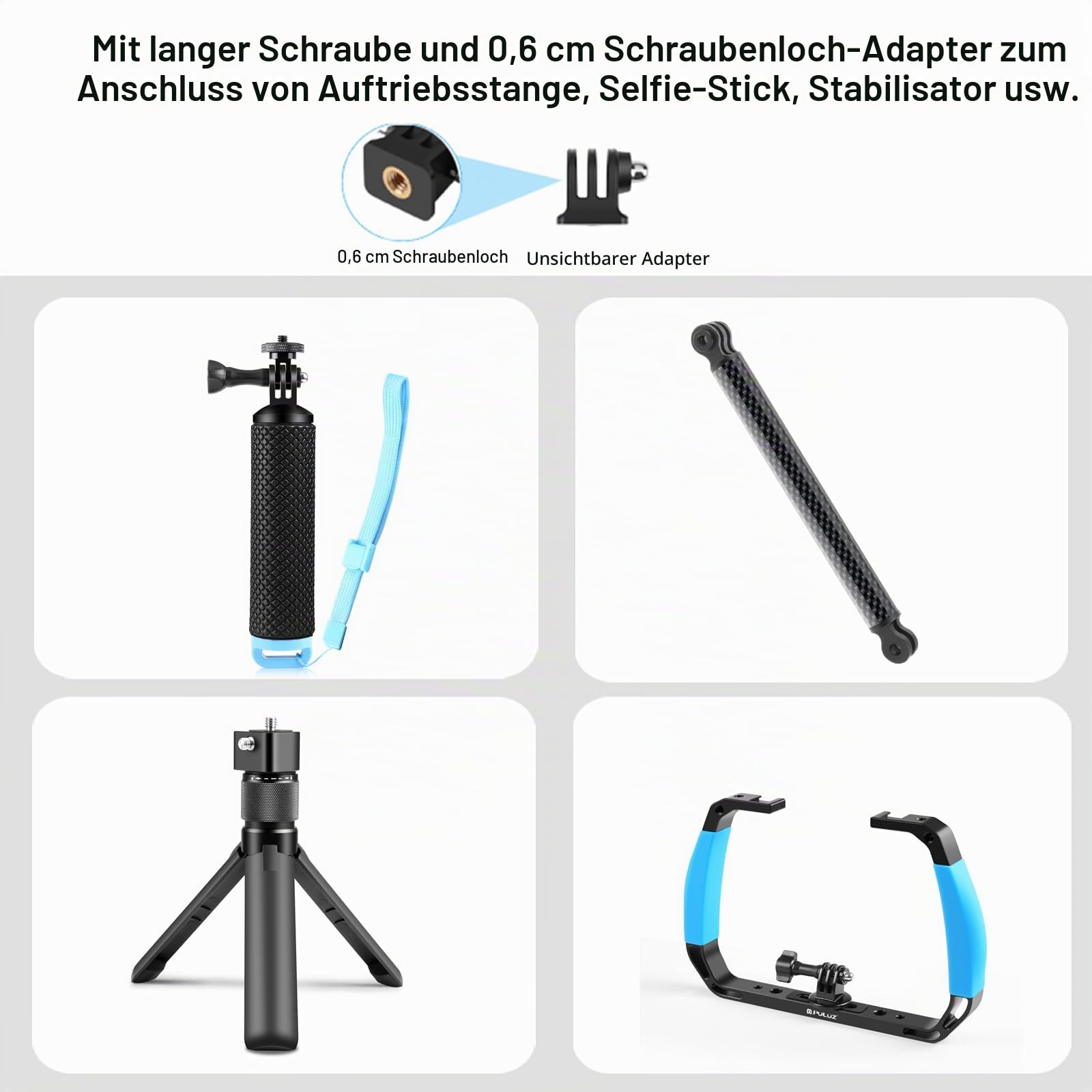 PULUZ 60 m wasserdichte Tauchhülle für Insta360 X5, unsichtbares Unterwassergehäuse, versiegelte Schutzhülle für Insta360 X5 360-Grad-Fotografie-Kamera-Zubehör