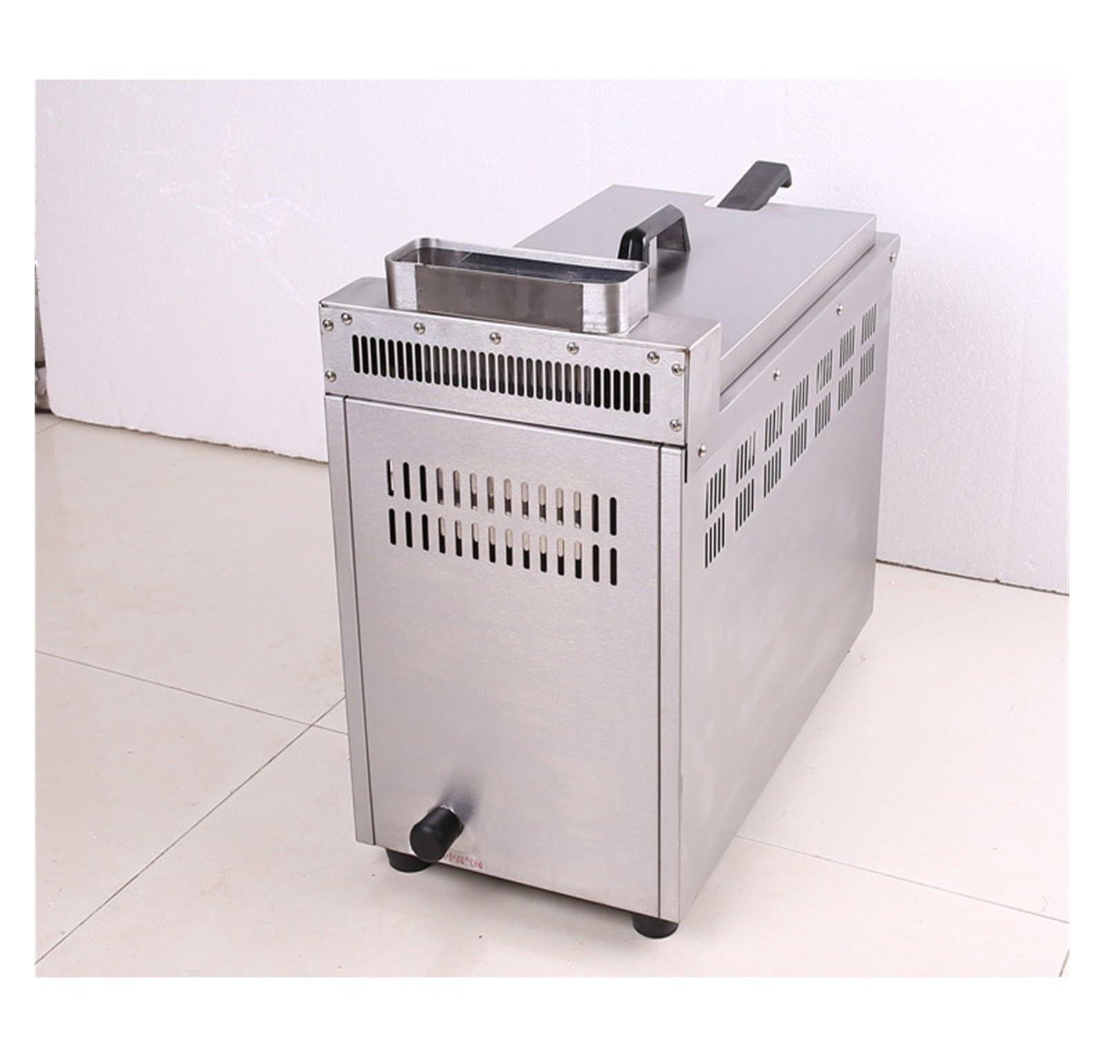 Elektryczna frytkownica handlowa jedno/dwuwarstwowa ze stali nierdzewnej do frytek blat z pokrywą Szybkie Nagrzewanie(Single cylinder gas fryer)
