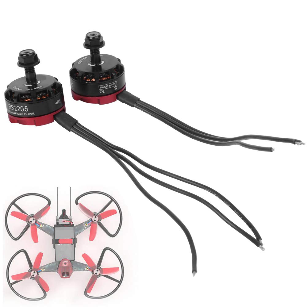 Silnik bezszczotkowy, silnik bezszczotkowy 2300KV 2205 CW/CCW + LITTLEBEE 30A ESC kompatybilny z dronem wyścigowym (silnik bezszczotkowy + zestaw ESC)