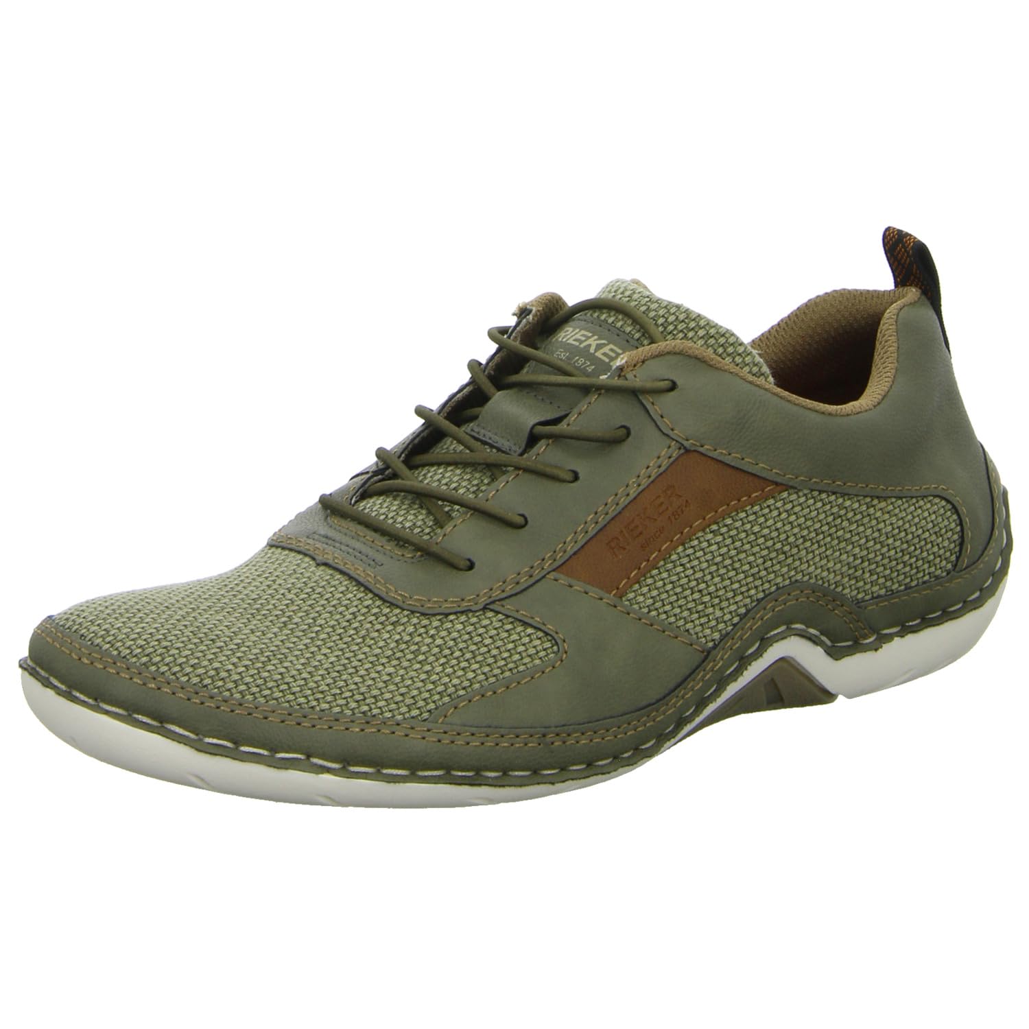 Rieker Men's 07552 Slippers, Green, 9.5 UK