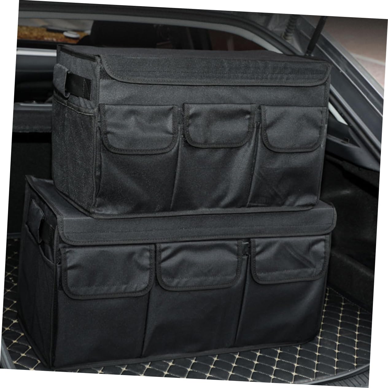 Organisateur De Coffre De Voiture Grand Coffre De Rangement Organisateur Pour Courses Et Matériel