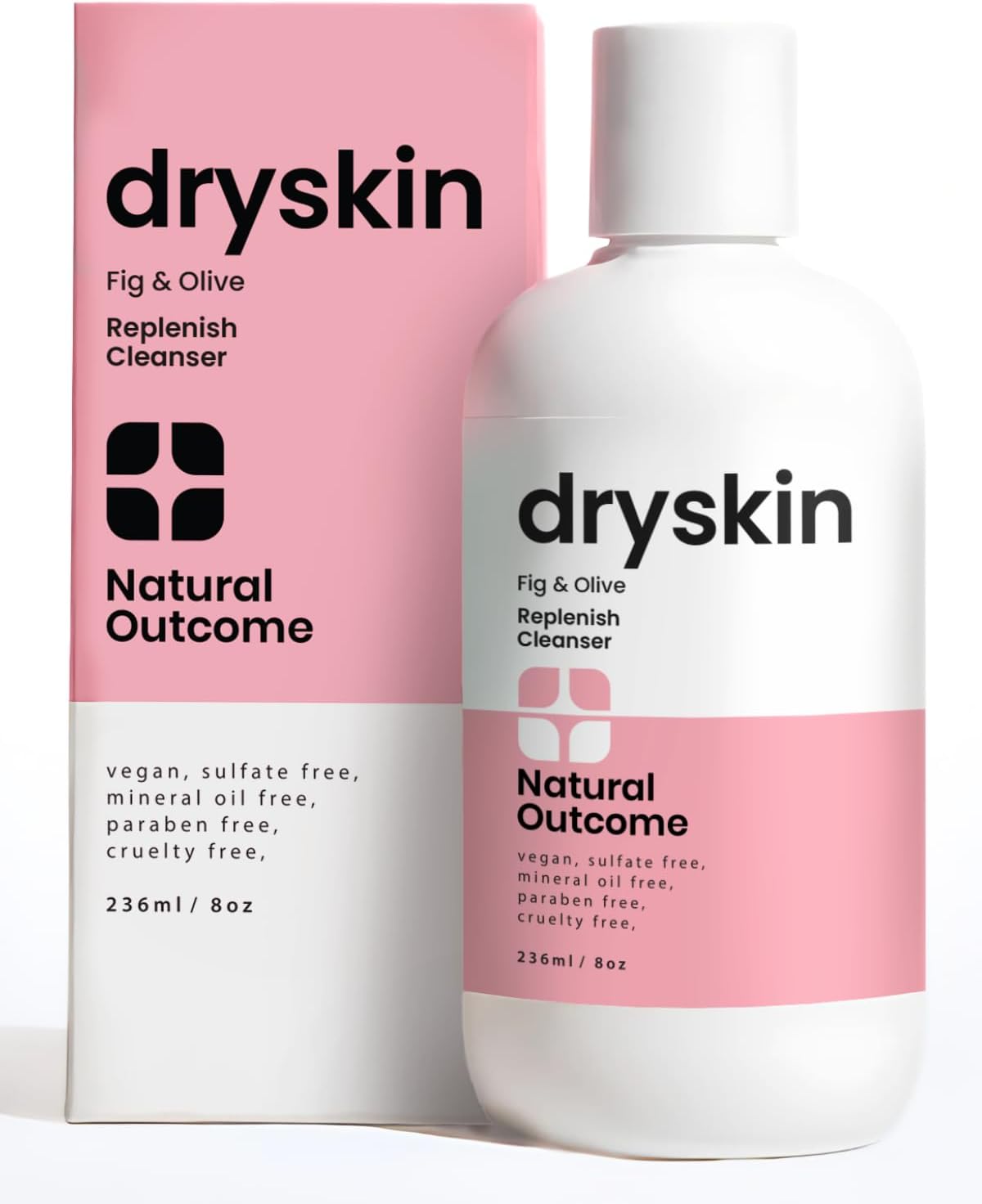 Face Wash for Dry Skin Types | Gentle Facial Cleanser Restores Skins Moisture| Hydrating Face Wash with Fig and Olive | for Dry and Sensitive Skin Types 8 oz