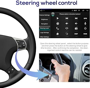 8Core 4GB+64GB Android 15 Car Stereo Radio for Dodge Ram 2006-2008 Dodge Durango 2005-2008 Dodge Charger Magnum Dakota,Chrysler 300C 2004-2007,Jeep Cherokee 05-07 Carplay Android Auto BT Head Unit