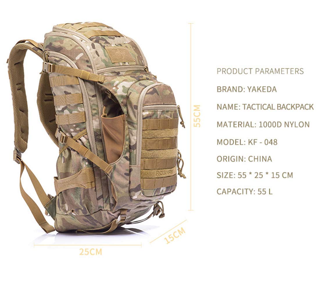 Plecak turystyczny Molle Outdoor Tactical Backpack 1000D Nylon Daypack Torba na plecak na piesze wycieczki