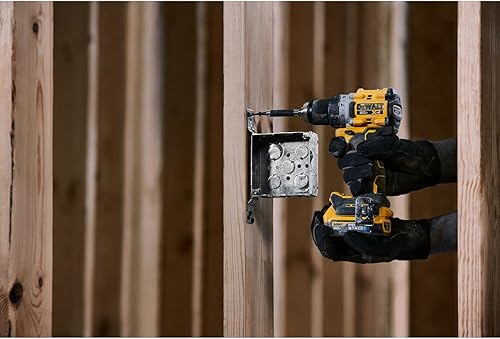 Miniatura 2 de DEWALT Taladro inalámbrico compacto de 20V MAX XR y atornillador de impacto con baterías Powerstack (DCD800D1E1)