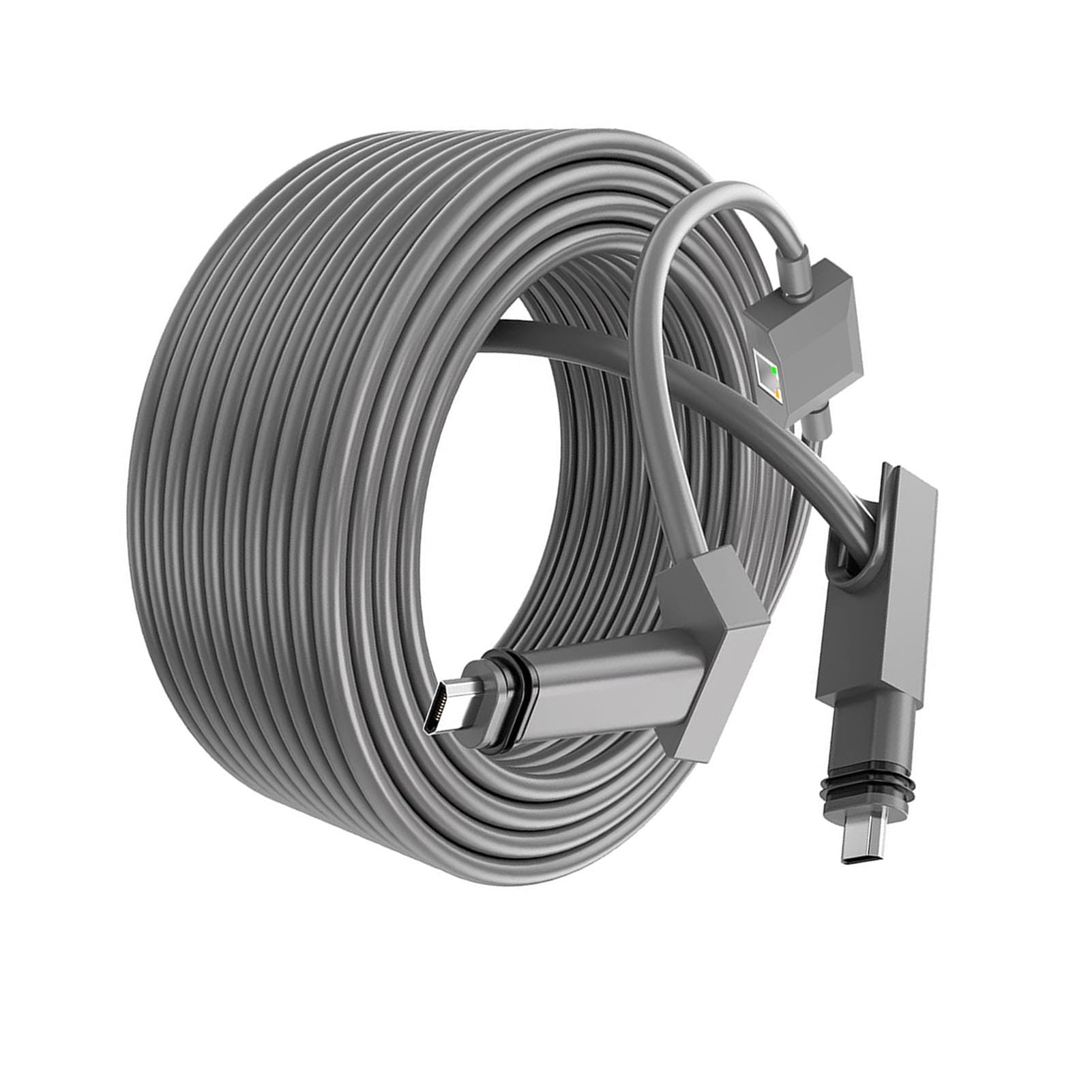 Zerodis Prostokątny Kabel Zastępczy do Satelity, Gumowy Miedziany Adapter