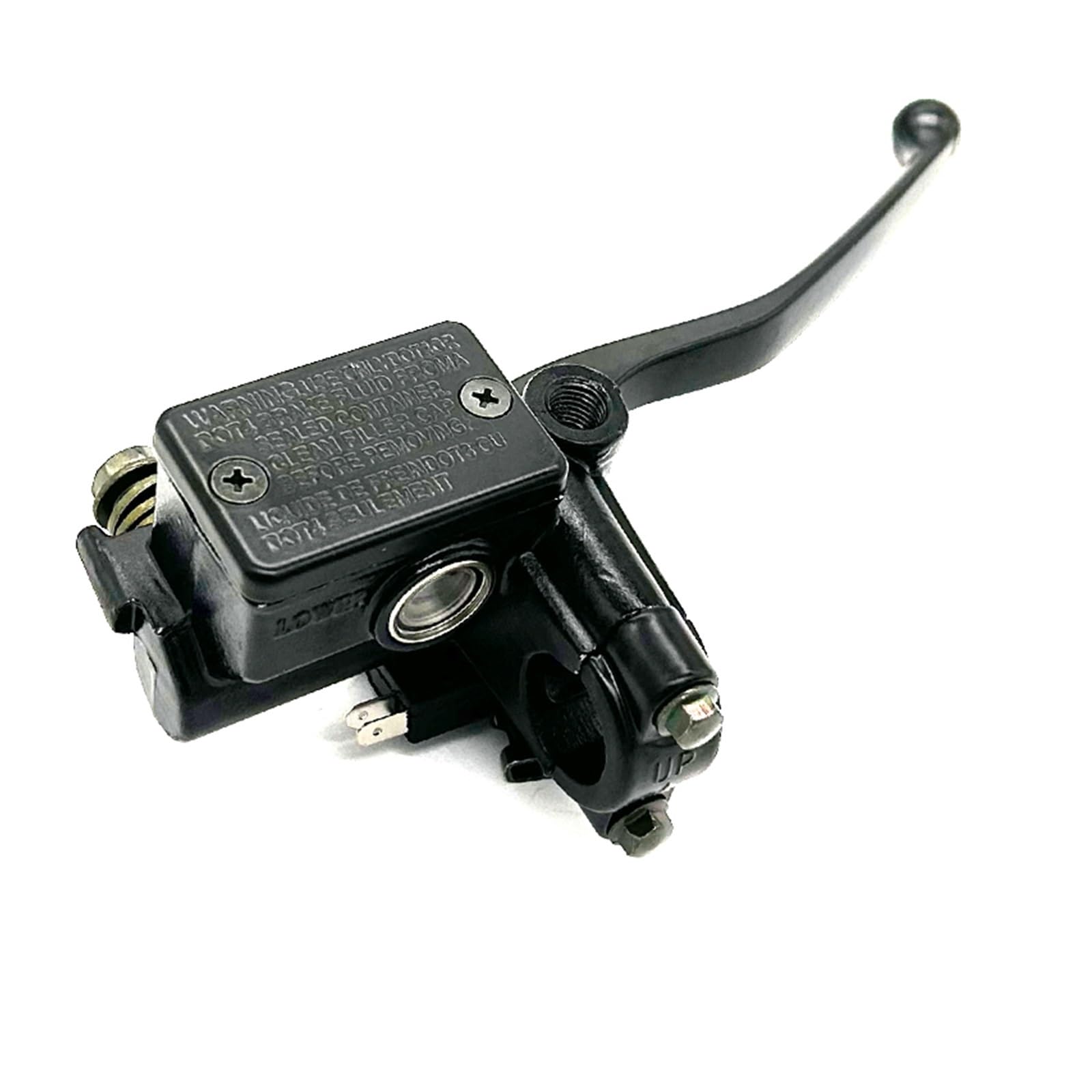 MWBDJFOD 1pcs 22mm Right Front Brake Clutch Master Cylinder Hydraulic Pump Lever for Ho&nda TRX125 200 250 350 400 Dirt Bike HJ125 Handlebar Clutchs Brakes Levers