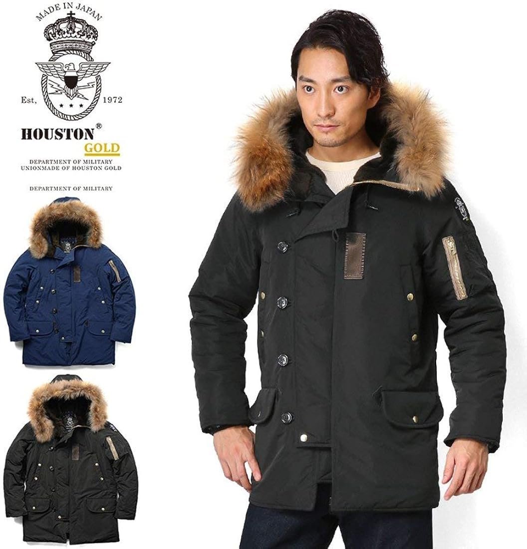 Amazon.co.jp: Houston Gold HG003X N-3B Flight Jacket, Military