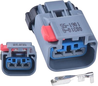 automotive wire connectors 3 Pin 2.8mm Female Automotive Wiring Harness Socket Connector Fit Compatible Crankshaft Camshaft Position Transducer Socket 52772-B5 Car maintenance5pcs