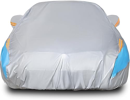 Funda impermeable para automóvil para todo tipo de clima, ajuste universal para Chevrolet CorvetteCamaro, Ford MustangFusion, Honda AccordCivic, KIA