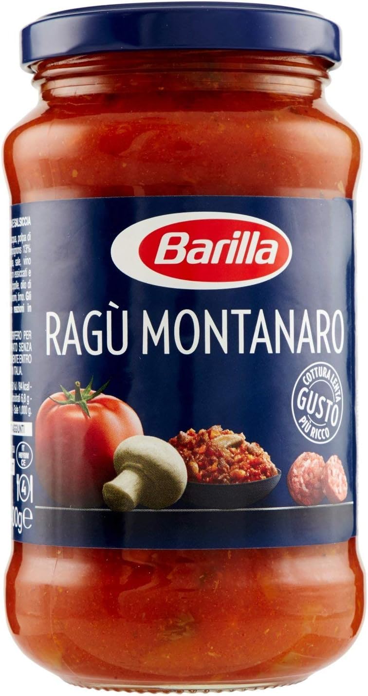 Italian Gourmet Bundle Ragù Montanaro Sauce 12x 300g + Italian Gourmet Polpa Gratis – Italienische Pasta Sauce mit Tomate, Pilzen & Fleisch, fertiger Sugo für Pasta, Lasagne & Vorrat 3,6kg