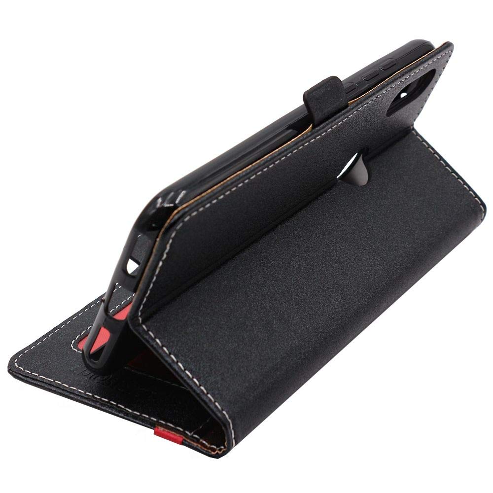 Housse etui coque pochette portefeuille pour Huawei Y5 et Y6 (2017) + film ecran Housse etui coque pochette portefeuille pour Huawei Y5 et Y6 (2017) + film ecran