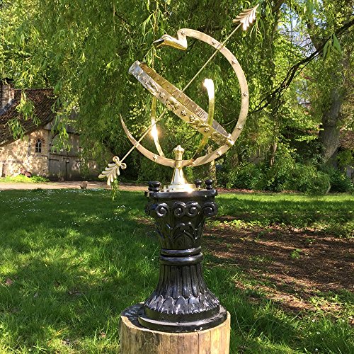 Antikas | Astrologische Sonnenuhr für den Außenbereich | Gesamthöhe...