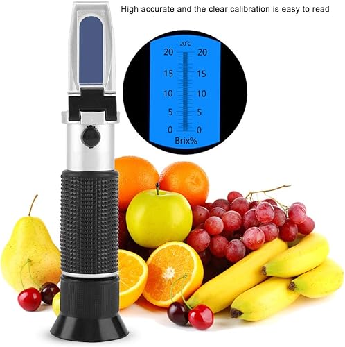 Miniatura 4 de Medidor de escala Hidrómetro de doble escala Elaboración casera 0-20% Detección de contenido de azúcar Kit casero