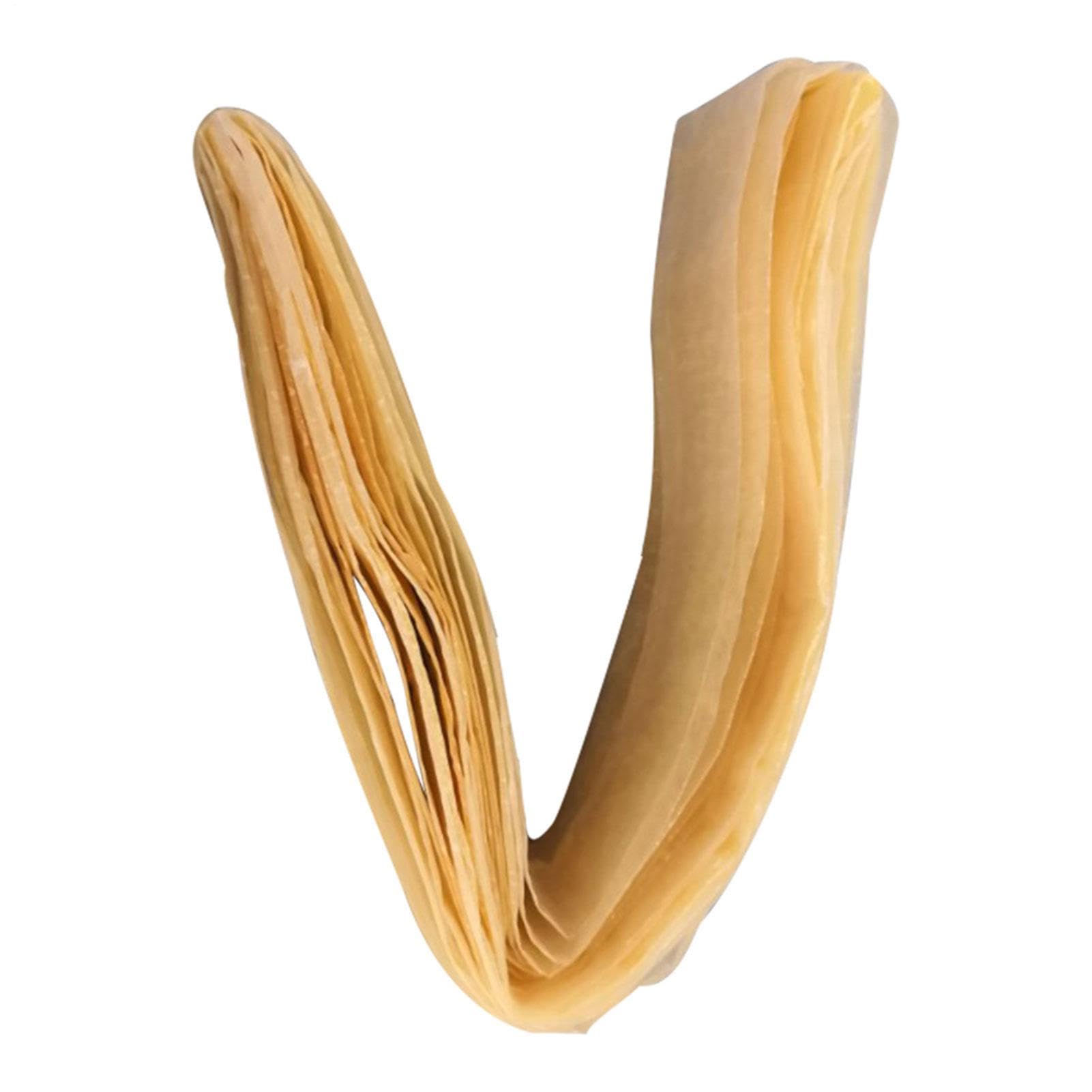 Sausage Casing - Double Layer Dry Pig Intestine, 50mm Diameter 8m Length | Natural Edible Hog Sausage Making Tube For Ham, Hot Dog, Homemade Sausages, Cooking Kitchen Supplies