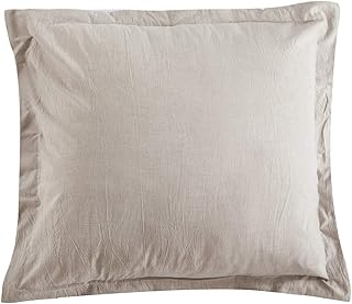 Euro Shams Square Pillow Cushion Cover 2pc Set Washed Cotton 26