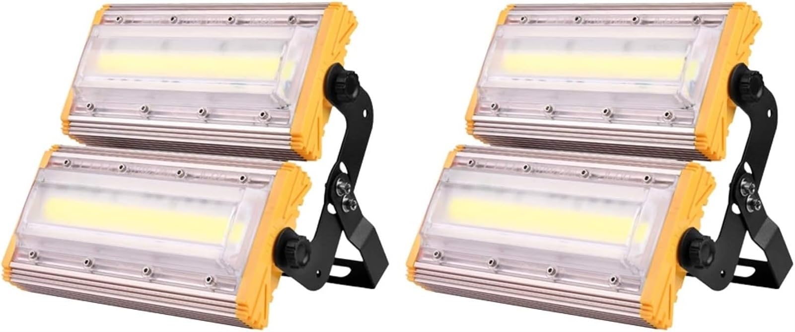 100W Led Floodlights Ip65 Waterproof Outdoor Security Lamp, 10000Lm Su,2 Pack