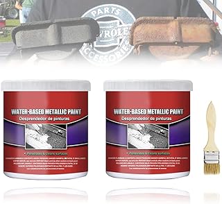 MRSM 2Piece Multi-Purpose 30ml Rust Remover,Rust Remover for Metal,Multi-Purpose Rust Remover Rust Inhibitor Spray,Metal Rust Remover Water-Based Primer with Brush