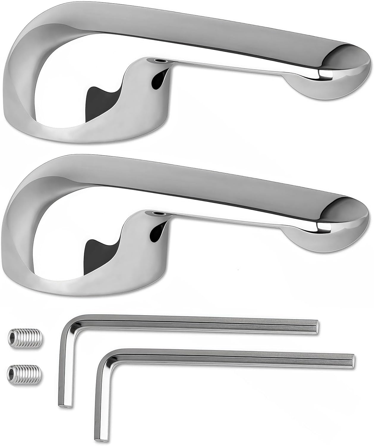 2 Pcs Single Metal Lever Handle Replacement for Delta H79 Faucet Handle,Faucet Lever Handle Fit for Delta 1300/1400 Series,Compatible with DeltaTub & Shower Faucet Handle,Shower Knob Replacement Kit