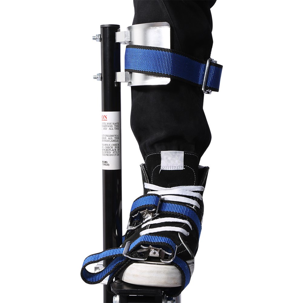 Verstellbare Aluminium-Trockenbaustelzen, 61-102 cm, Schwarz, für Malerei und Trockenbaureparatur