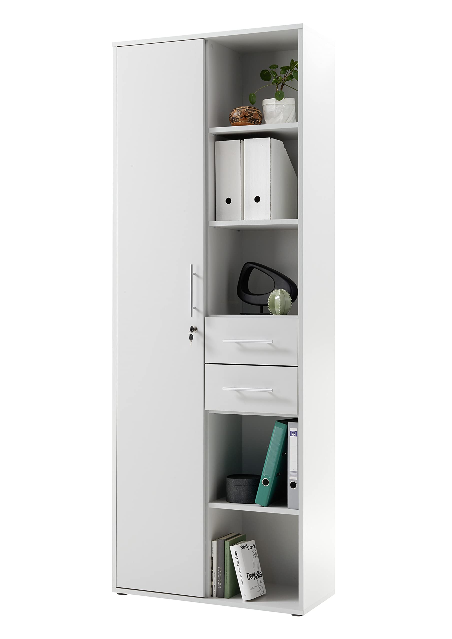 möbelando Büro-Set Büroprogramm Komplett Set Büroeinrichtung Büro Lommel I (8-teilig)