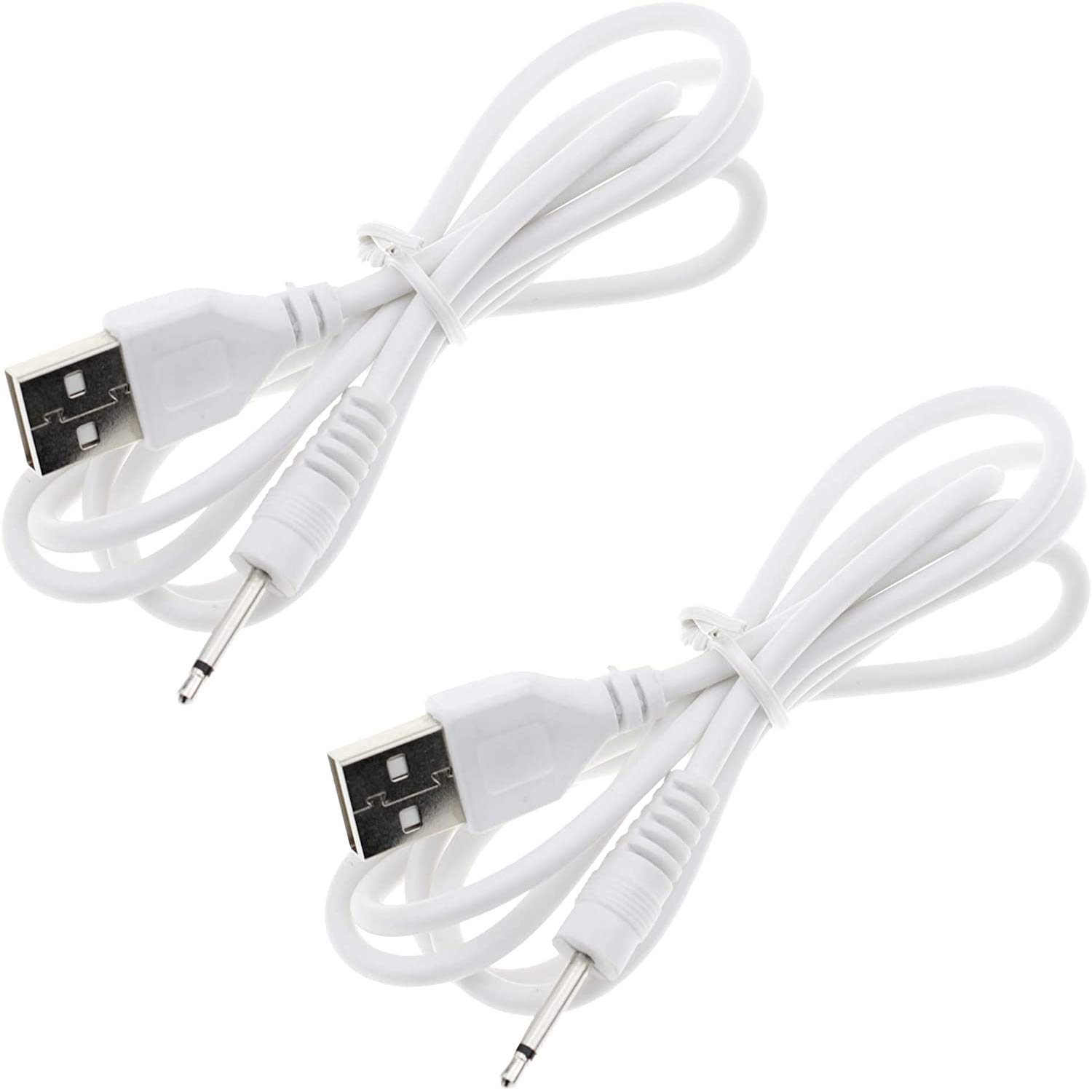 ReFa 美容器具 ホワイト 充電ケーブル付き Amazon.co.jp: 2 本入り DC 充電ケーブル 交換用 | USB 充電コード