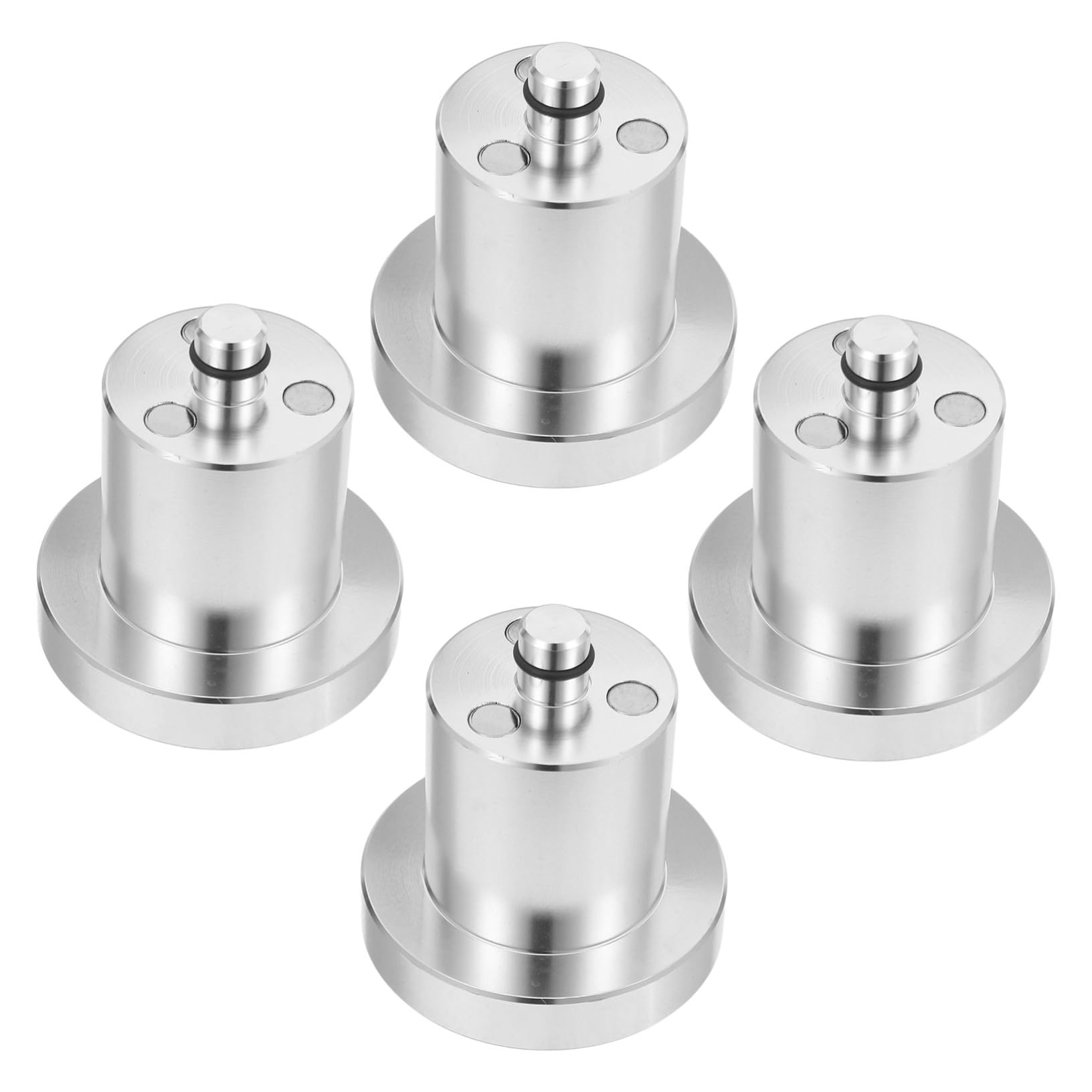 Cabilock 4stücke Stoßdämpfende Auflage Wagenheber-adapter Hebebühnen-auflagen Robuste Basis aus Aluminium Werkstattwerkzeuge für Fahrzeugwartung