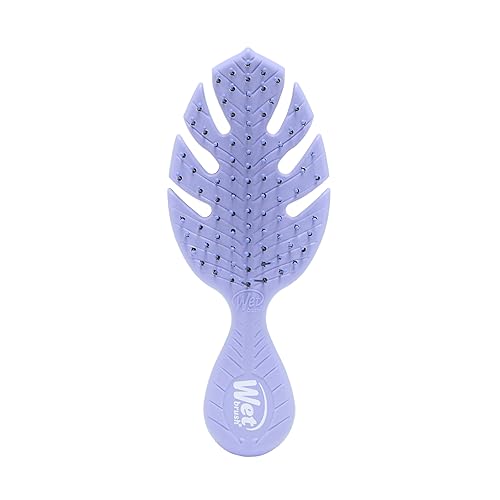 Wet Brush Mini desenredante de cabello de viaje, cerdas ultrasuaves que se deslizan a través de los nudos, minimizan las puntas abiertas