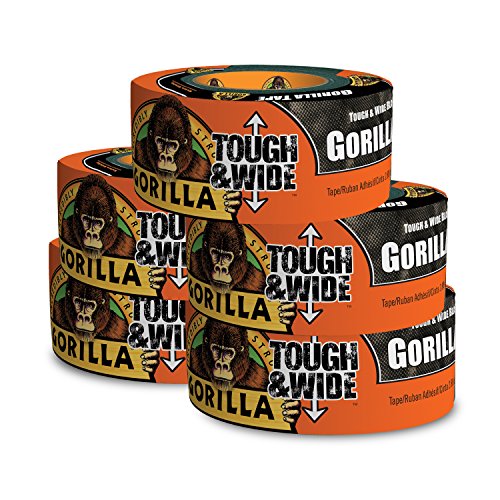 Gorilla Black Tough & Wide Duct Tape, 2.88