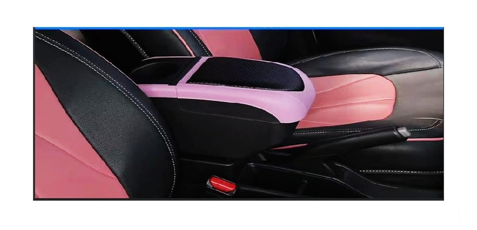 NVCPHGEDEK Car Armrest Storage Box Compatible with Toyota For Yaris For Hybrid 2015-2022 Center Console Armrest Storage For Box with USB
