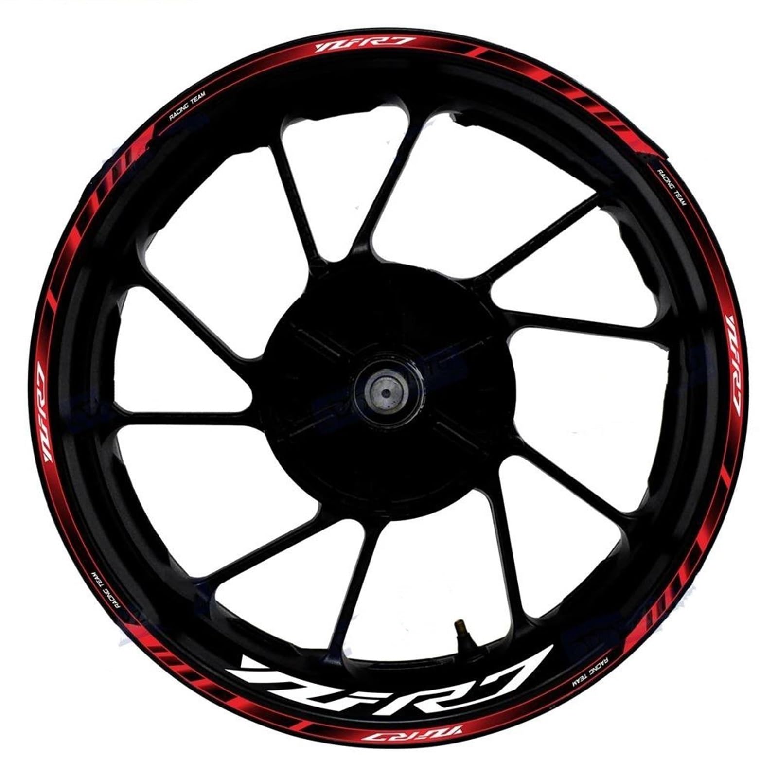 Motorcycle Accessories Front Rear Set Rim Sticker Wheel Decal Hub for Yamaha YZF R7 YZF-R7 Decorative(Color16)