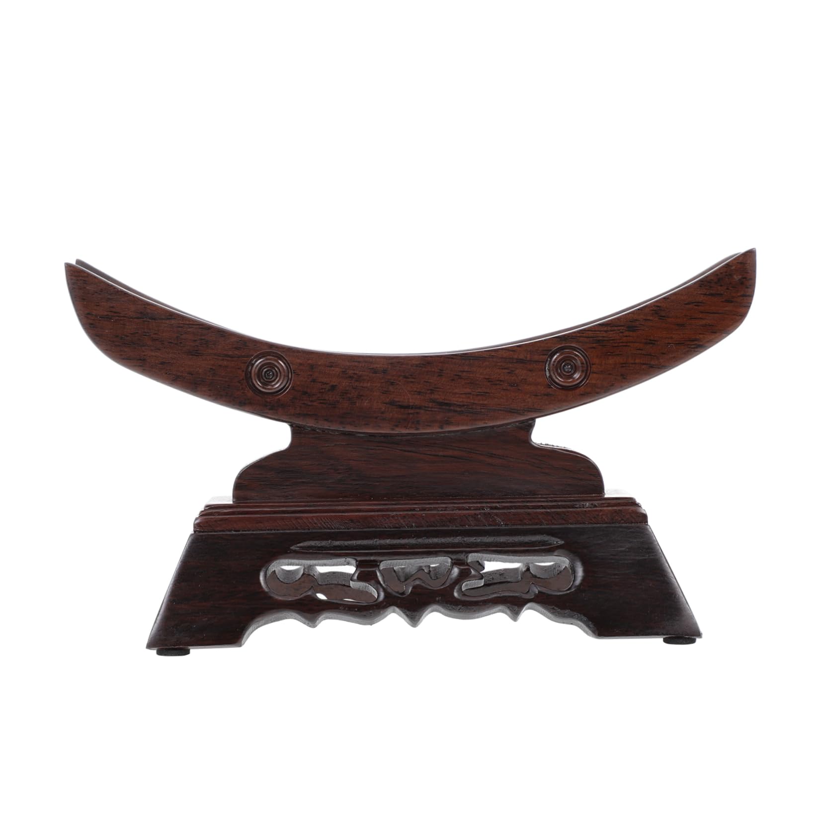 Soporte para Espadas de Madera Marrón para Exhibición y Almacenamiento