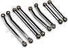 RC Car Parts Compatible With JJRC C8801 C8808 C8809 AX8560 For TRX4M 1/18 RC Car Upgrade Parts Accessories Metal 8 Pull Rods(Black)