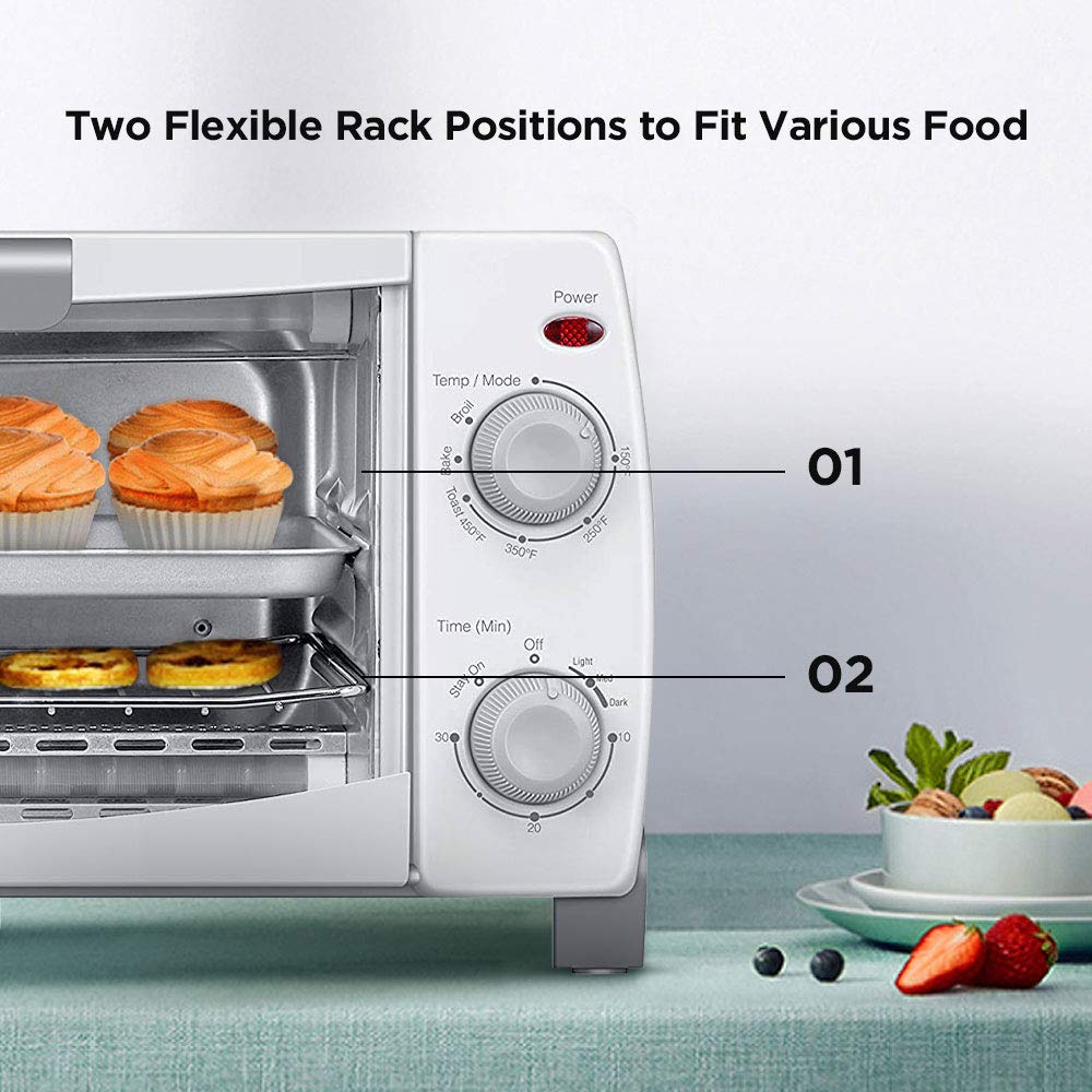small white toaster oven