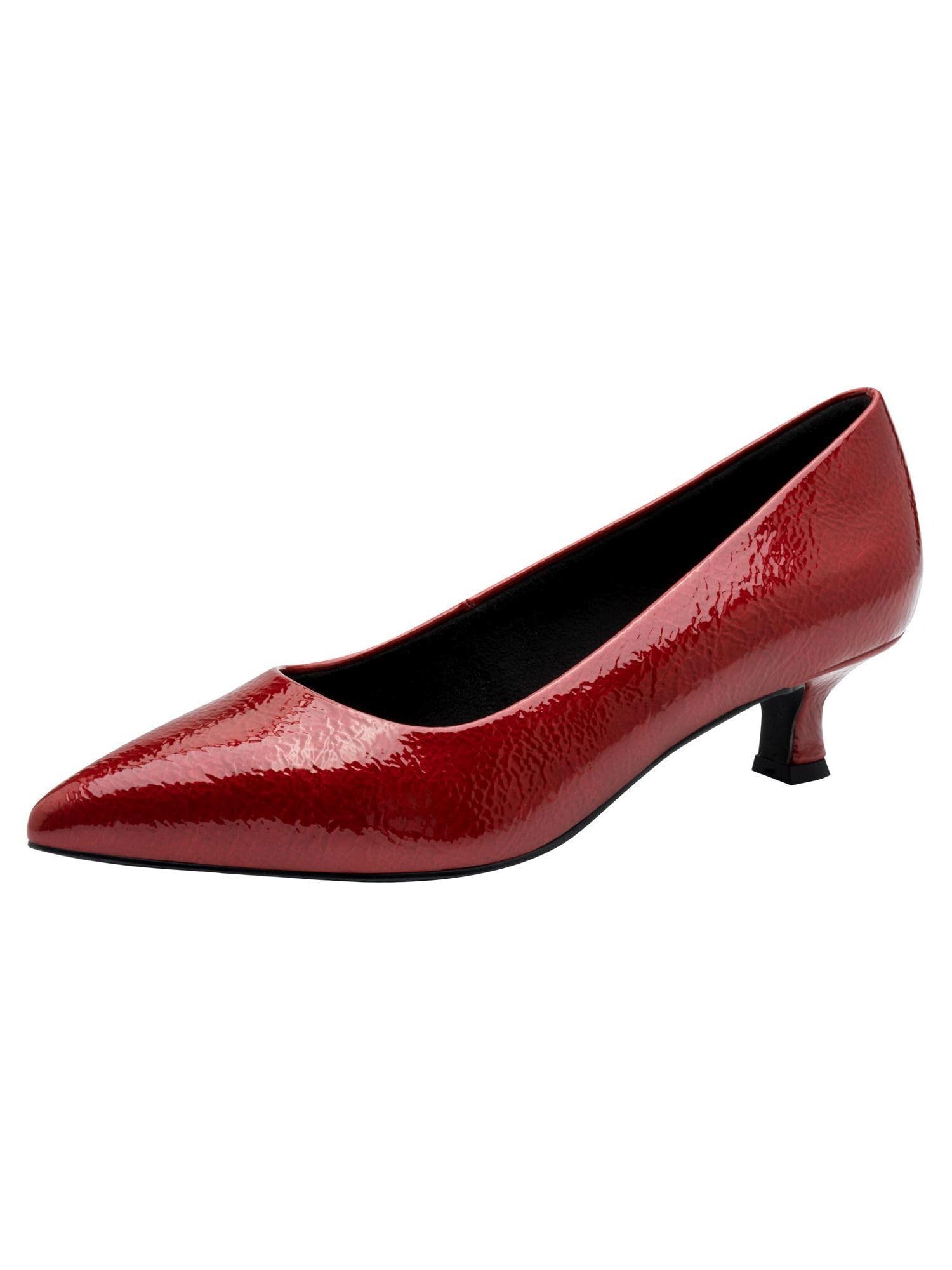 MARCO TOZZI Women's Pumps 2-22302-45, Dk Red Pat, 6.5 UK