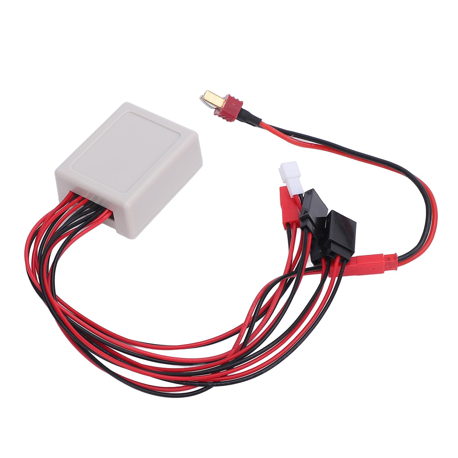 Generic Wciągarka Samochodowa RC, Wciągarka Metalowa ze Stopu Aluminium z Podwójnym Silnikiem i Pilotem, do Ciężarówek Gąsienicowych RC w Skali 1/8 1/10 HPi Axial