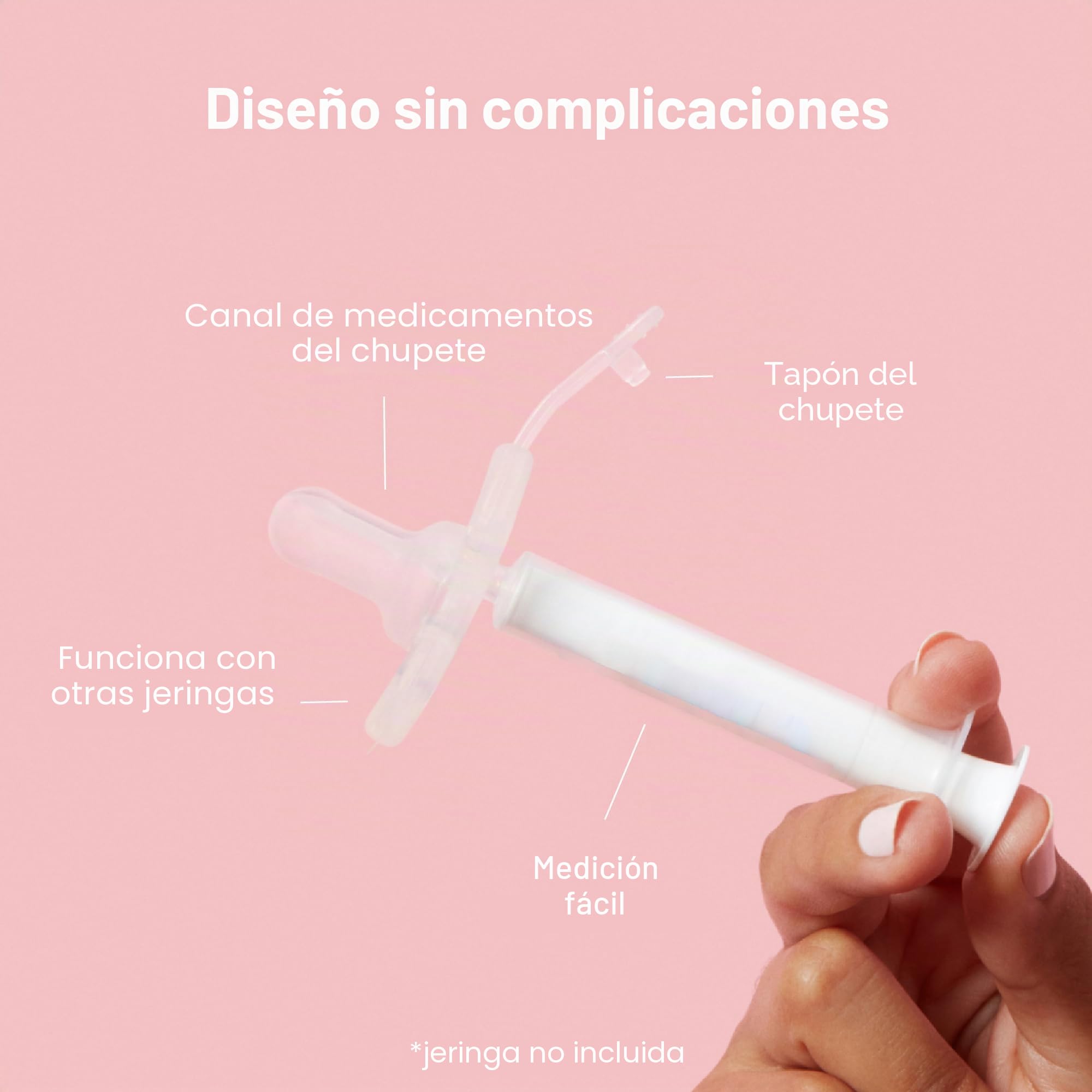 Frida Baby Dispensador de medicina estilo chupete