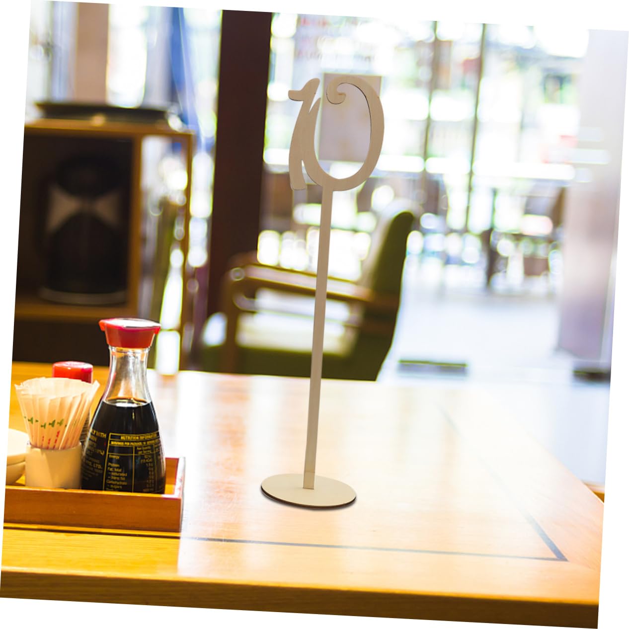 VINTORKY 20Pcs Wooden Table Numbers with Holder Wood Color Seating Assignments for Wedding Reception and Home Decoration Easy to Display Guest Tables