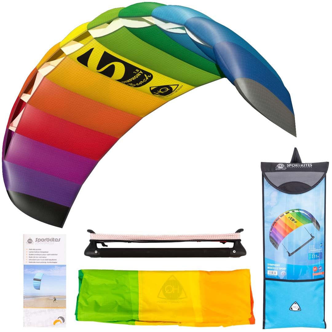 HQ Symphony Beach III 1.8 Sport Kite Unisex Mattress - Rainbow, 180 x 60 cm
