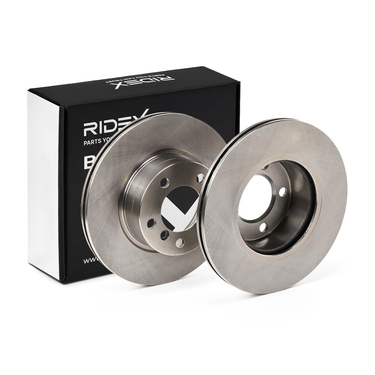 RIDEX 82B0839 2x Disco de freno Delantero sin tornillos Compatible con BMW 3 Touring F31