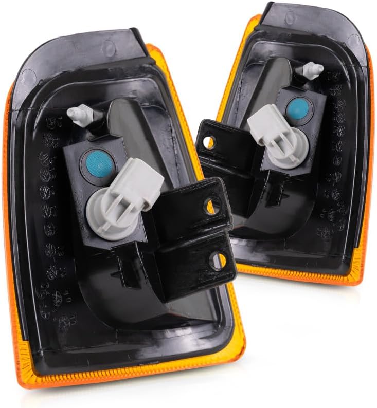 For 2001-2005 Ford Ranger Pair Driver and Passenger Side Turn Signal/Side Marker Light With Bulbs DOT Certified Included FO2520168 FO2521168 | 1L5Z 15A201 BA 1L5Z 15A201 AA ;