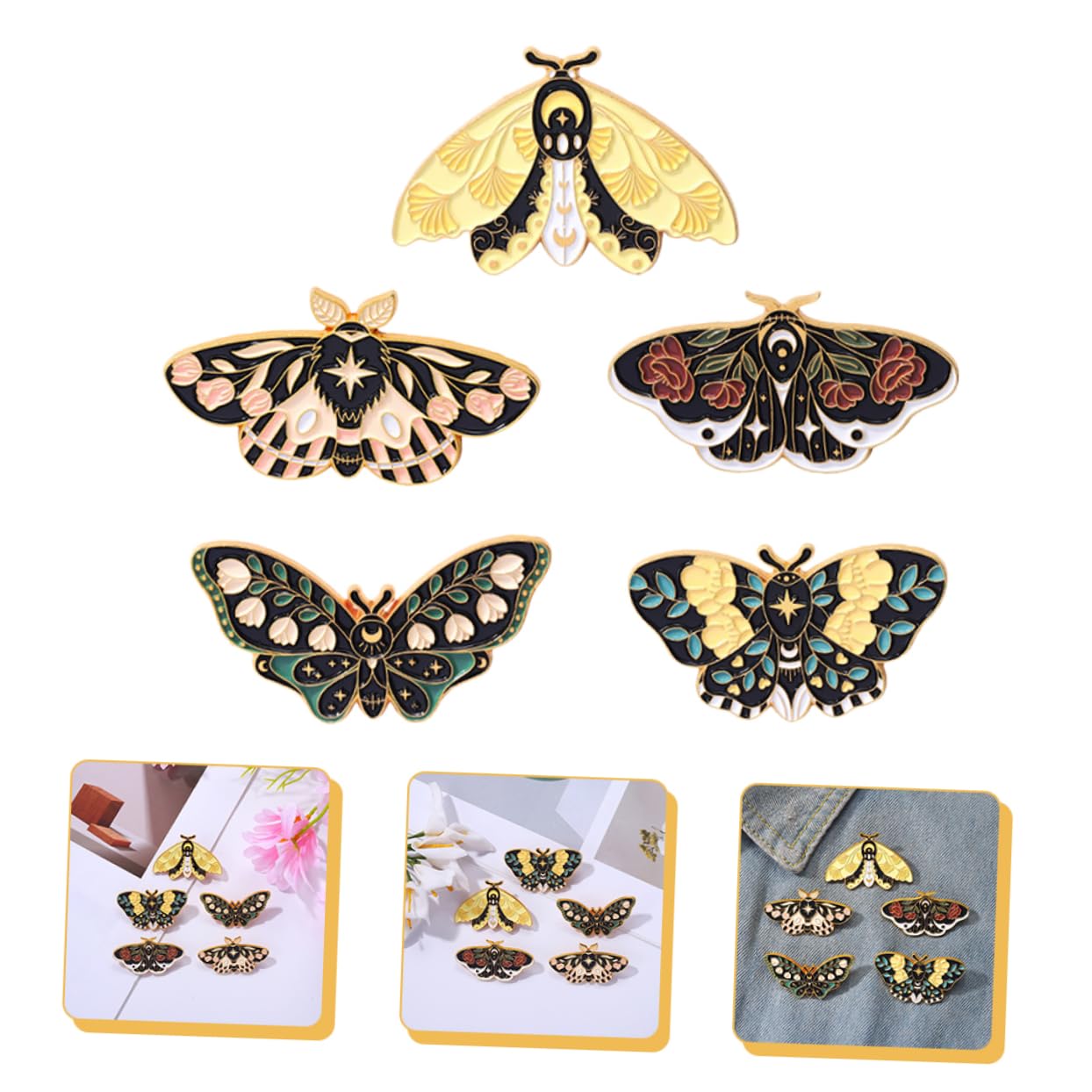 25stücke Teiliges Set Bunte Emaille-anstecknadeln Retro Schmetterlings Broschen Für Kleidung Taschen Und Dekoration Für Persönliche Akzente Und